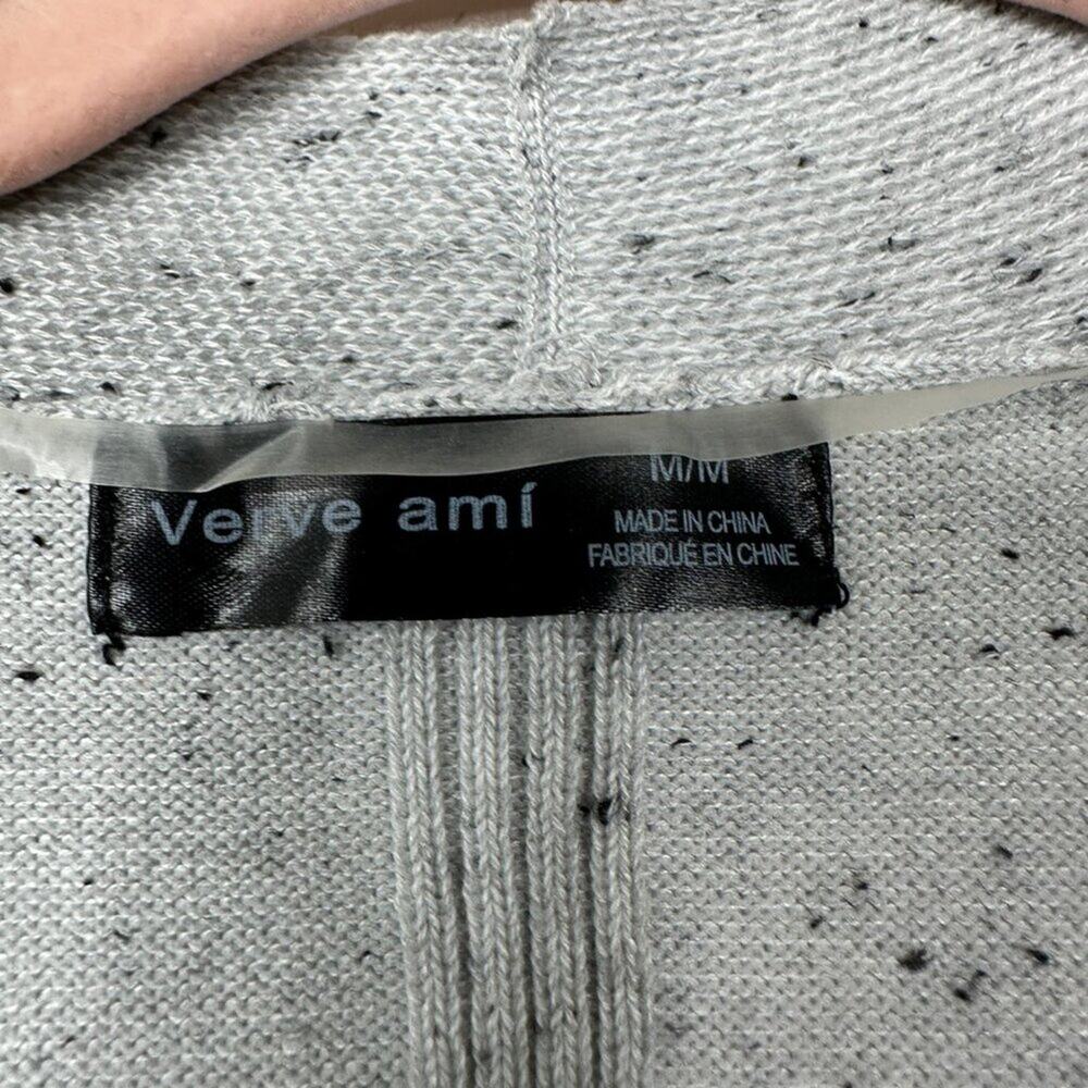 2/$30 Verve Ami Open Cardigan Gray Medium #A0468 TRB3 - Picture 5 of 7